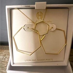 House of Harlow earrings & necklace